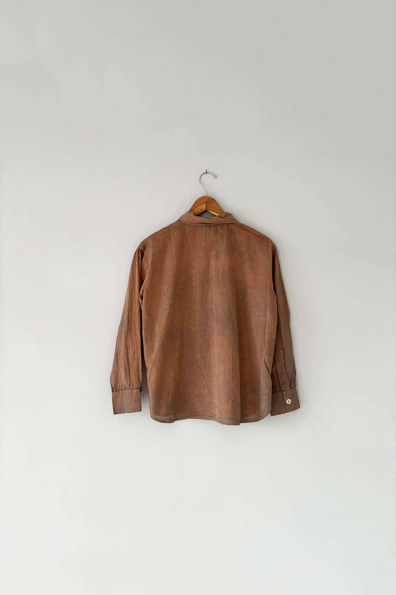 M.PATMOS x I DYE FOR U Norman Shirt - Chestnut