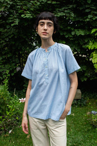 M.PATMOS Perry Shirt - Blue Stripe