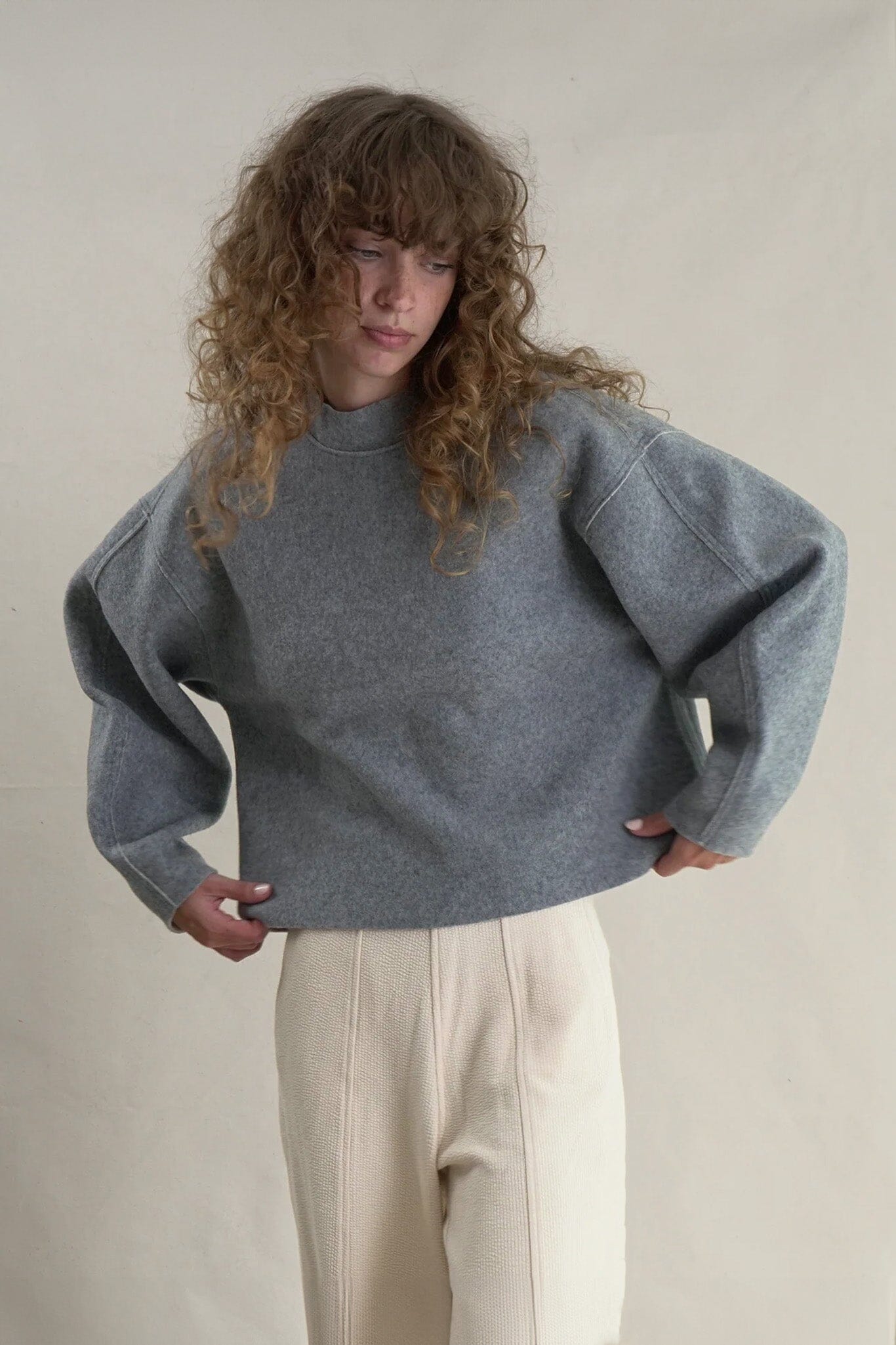 Proche - Reversible Wool Pullover