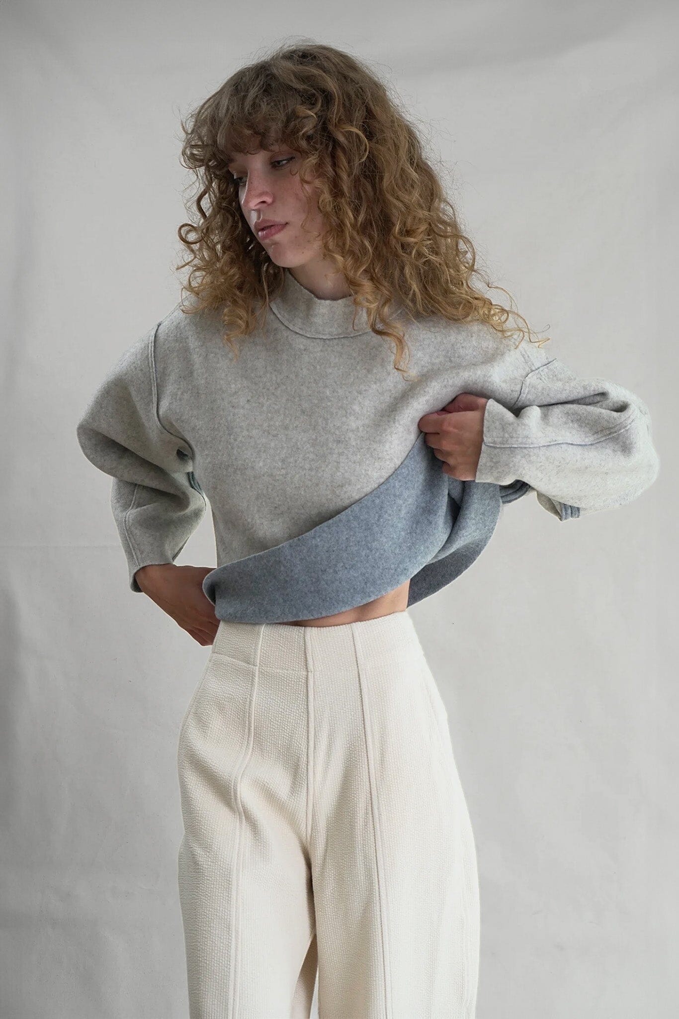 Proche - Reversible Wool Pullover