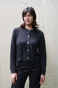 M.PATMOS Serene Cardigan - Charcoal