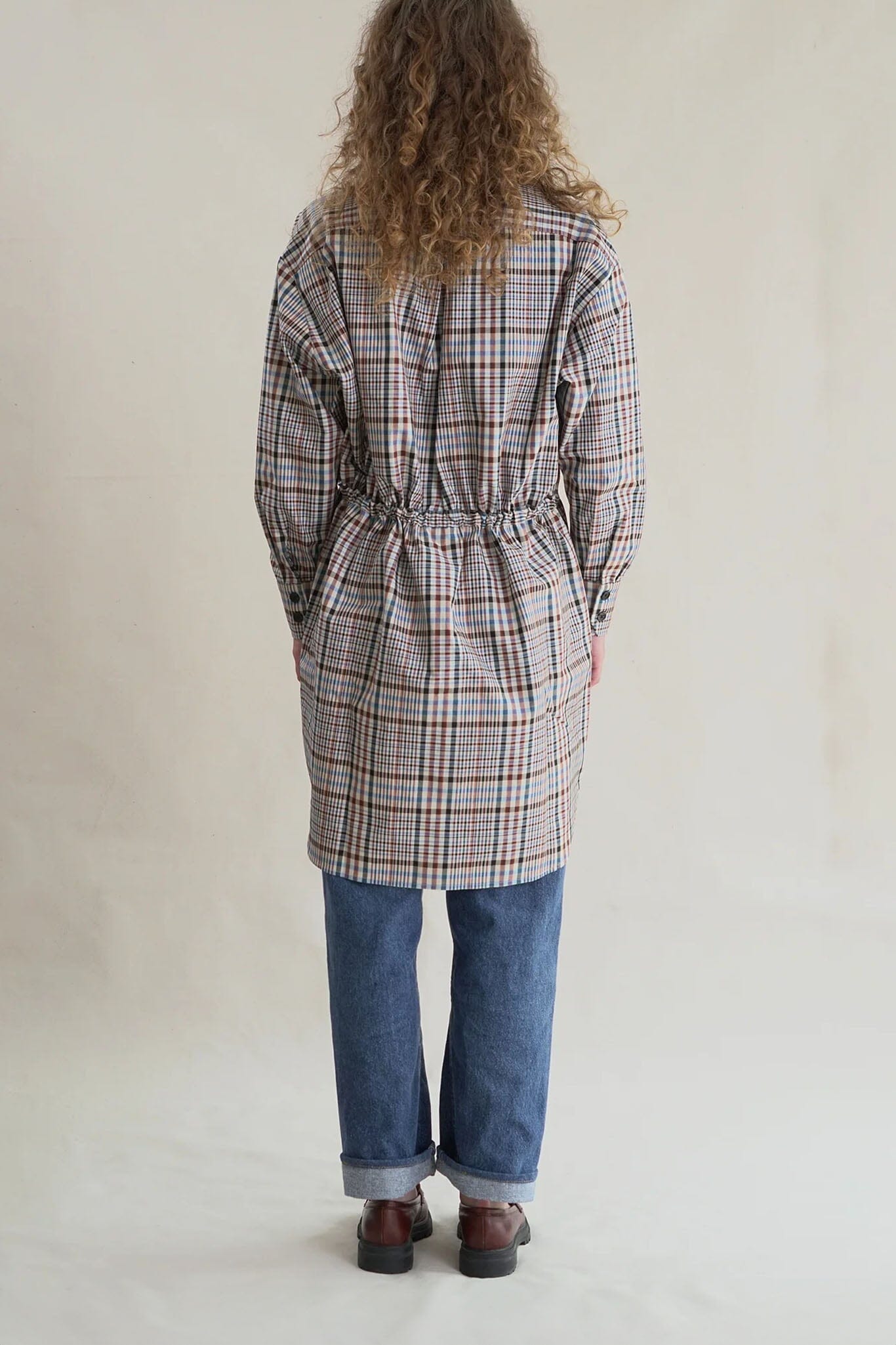 Proche - Plaid Anorak Dress