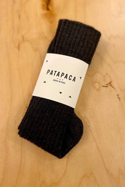 Pata Paca Socks - Charcoal