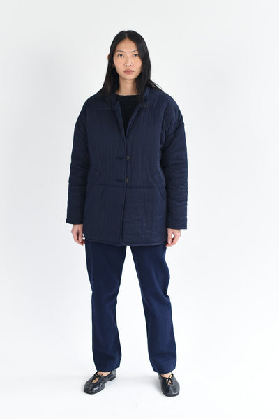 M.PATMOS Haven Quilted Coat - Navy