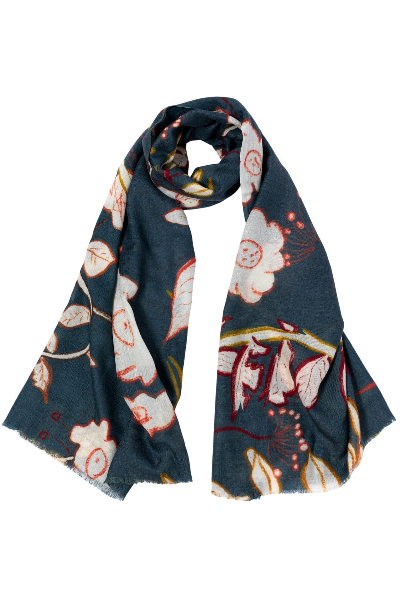 LALELA - Teal Blooms Scarf