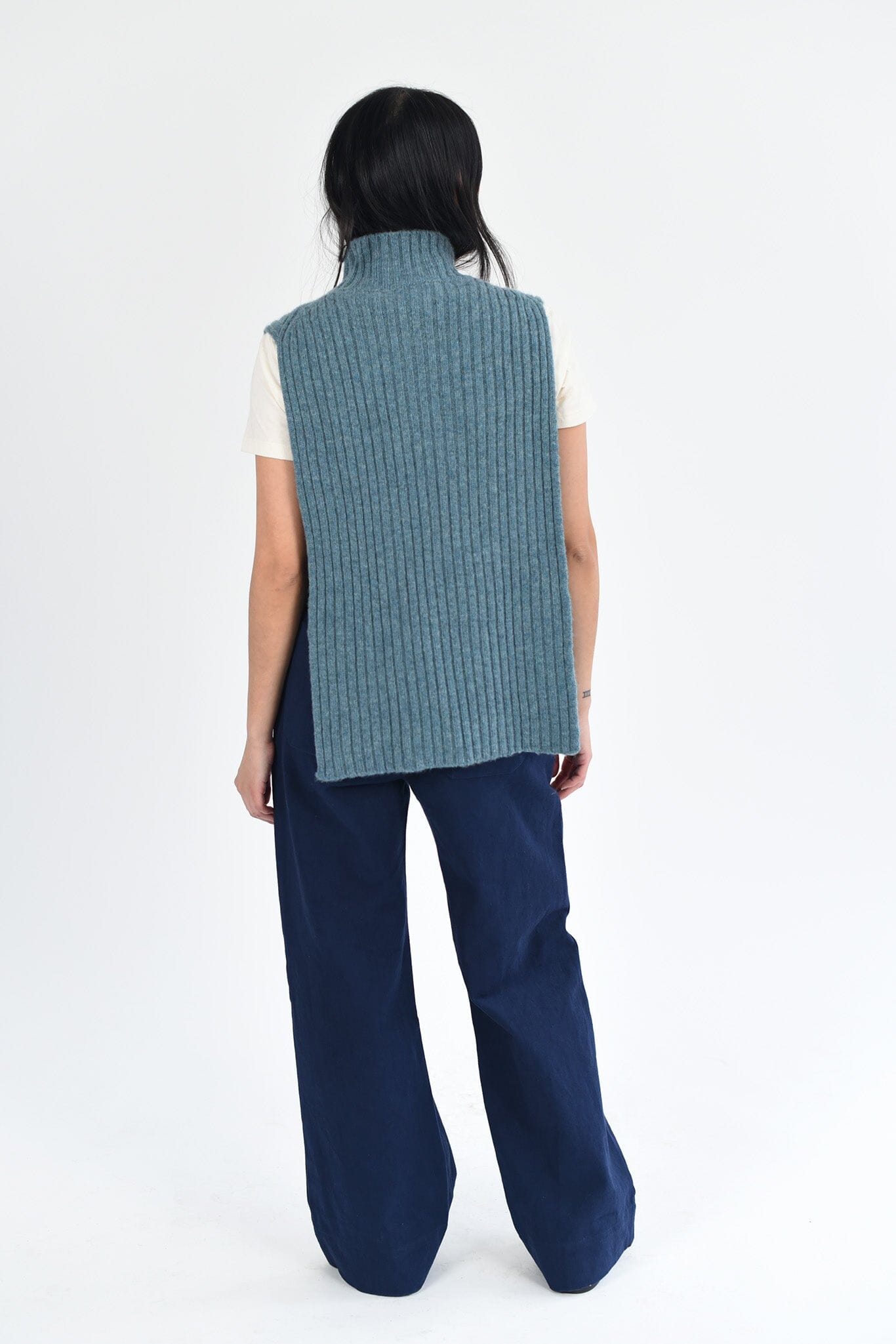 M.PATMOS Vivian Open Vest - Mineral