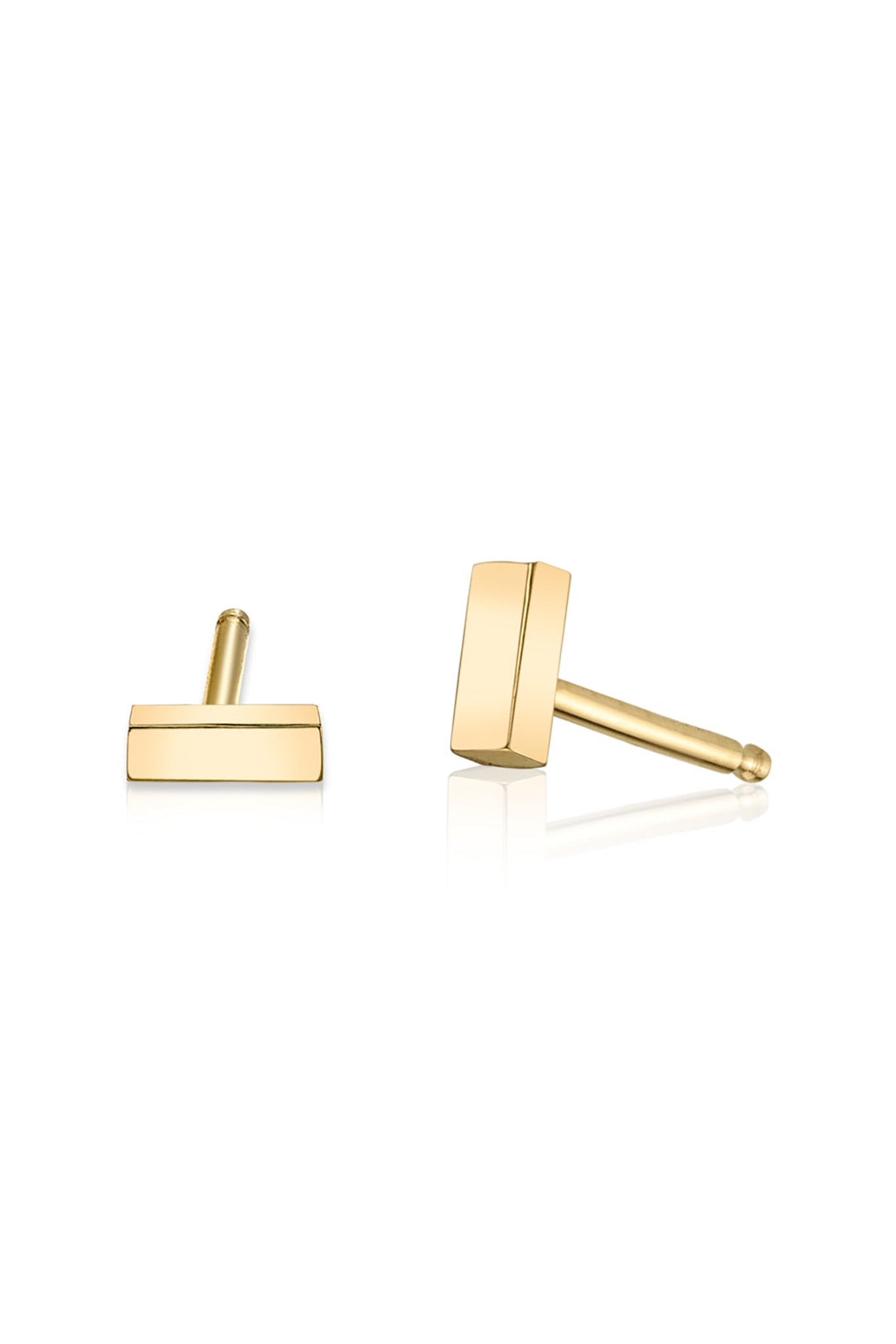 Carrie Hoffman - 14K Micro Bar Stud