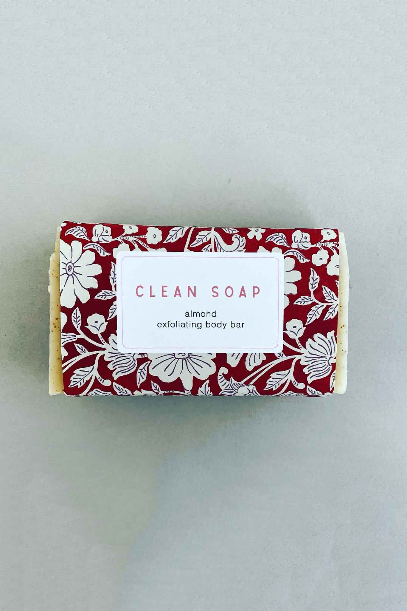 Clean Soap - Almond Exfoliating Body Bar