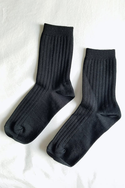 Le Bon Shoppe Her Socks - True Black