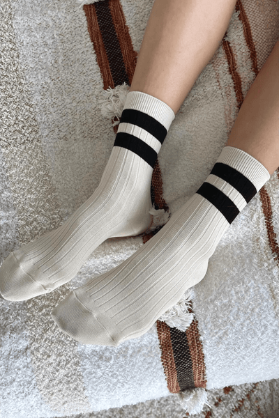 Le Bon Shoppe Her Socks - Varsity Black