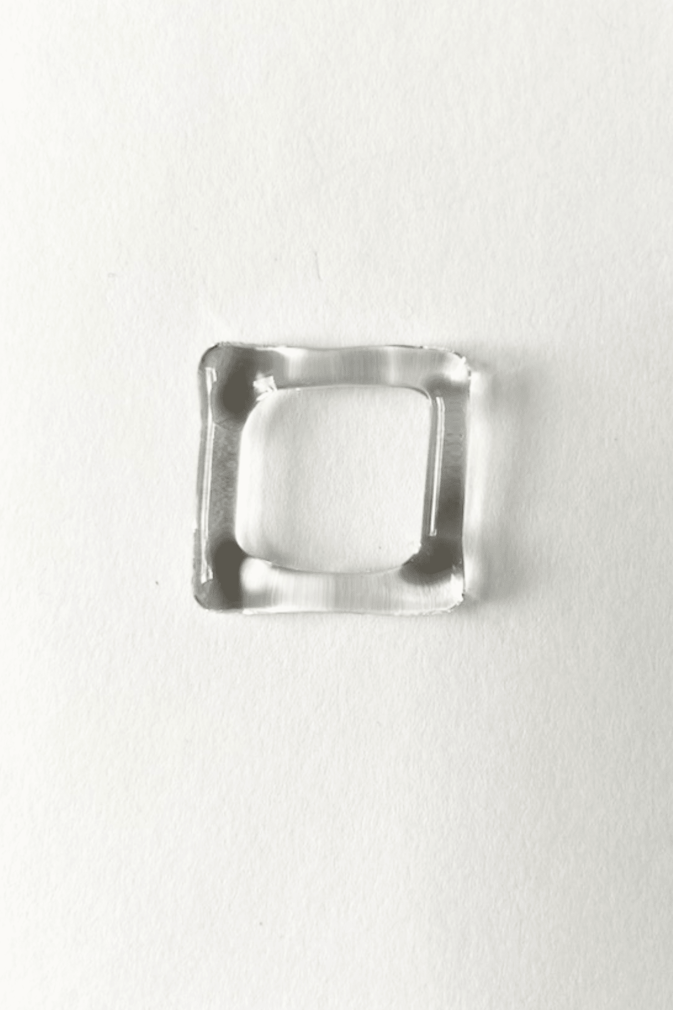 Jane D'Arensbourg Square Ring - Clear