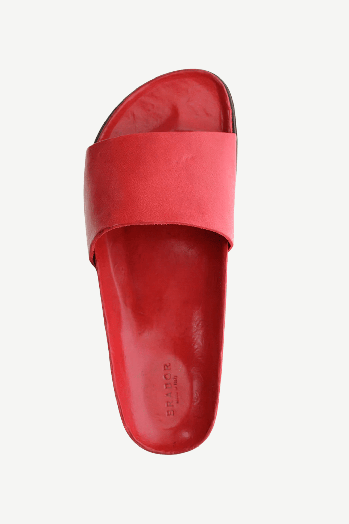 Brador Wide Strap Sandal - Red