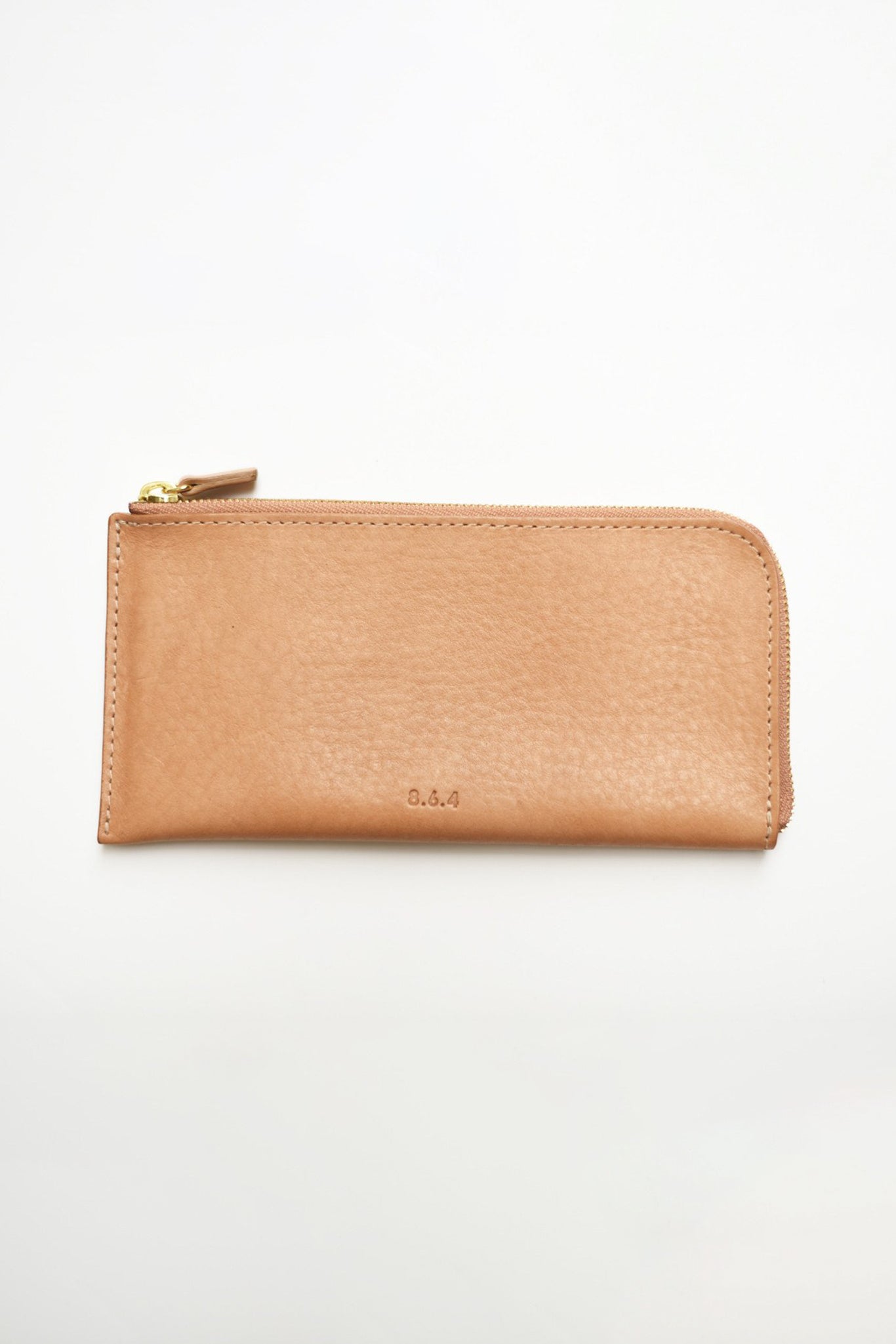 8.6.4 Zip Wallet Long - Tan