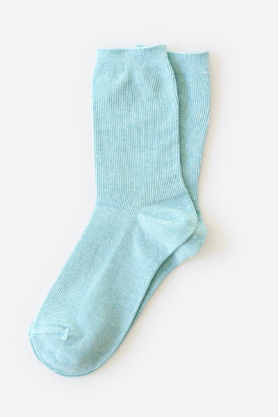 Hooray Everyday Cotton Socks - Seafoam