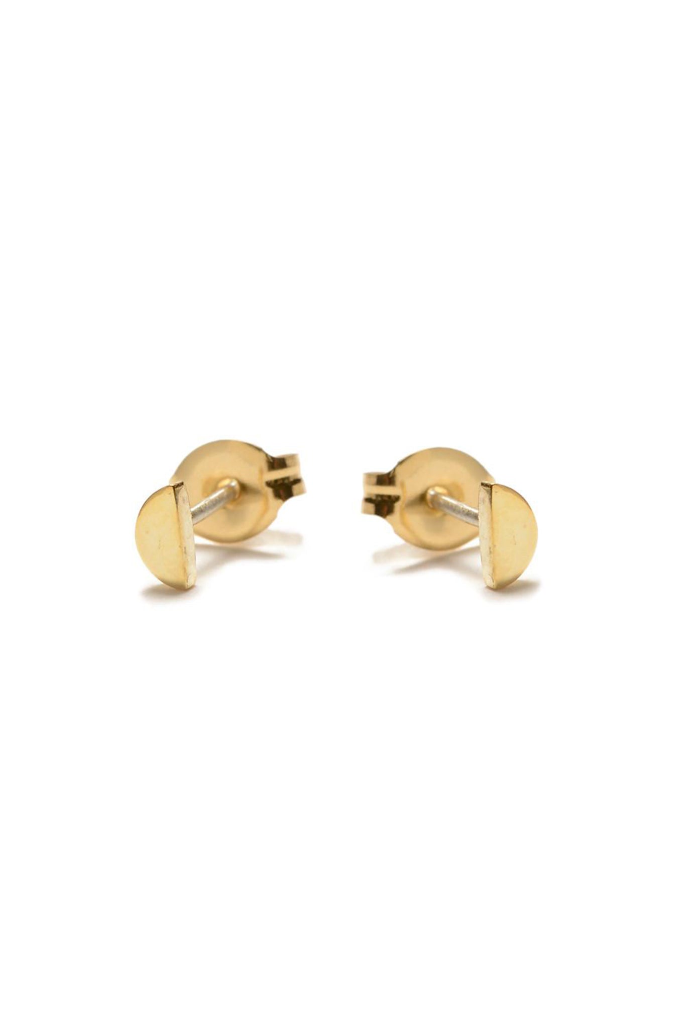 Bing Bang Half Moon Single Stud - Gold