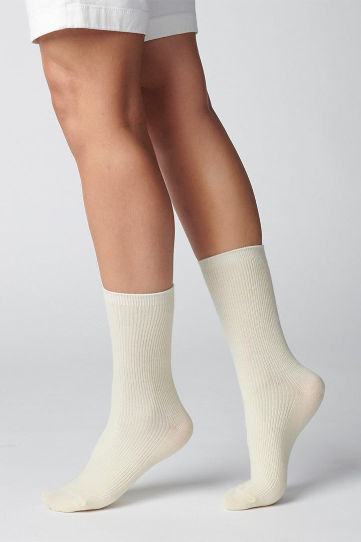 Hooray Everyday Wool Socks - Cream