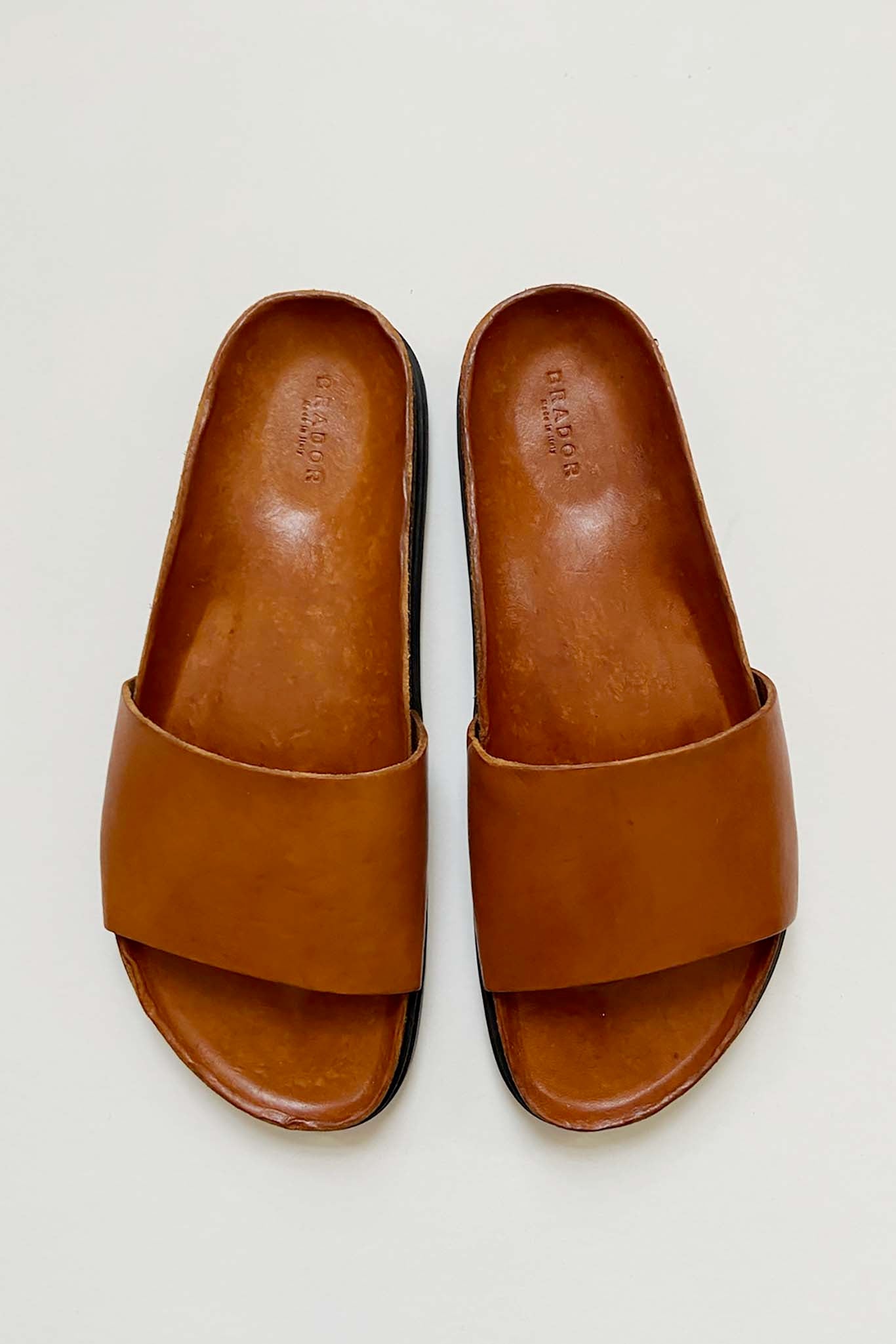 Brador Wide Strap Sandal - Tan
