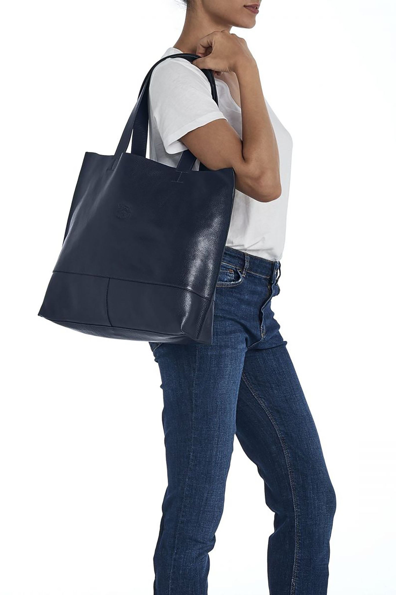 Il Bisonte Tote Bag - Navy