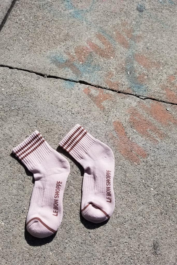 Le Bon Shoppe Girlfriend Sock - Bellini Pink