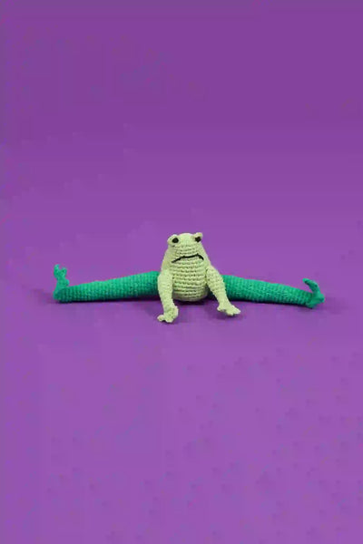 Ware of the Dog Crochet Frog