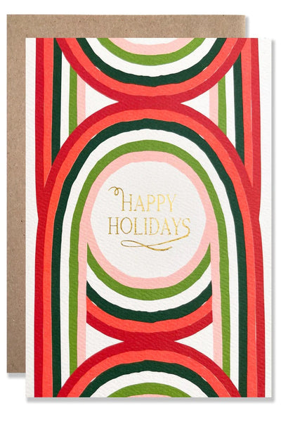 Hartland Brooklyn Happy Holidays Arches Card