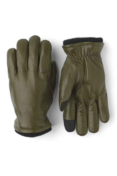 Hestra John Men's Leather Glove - Loden