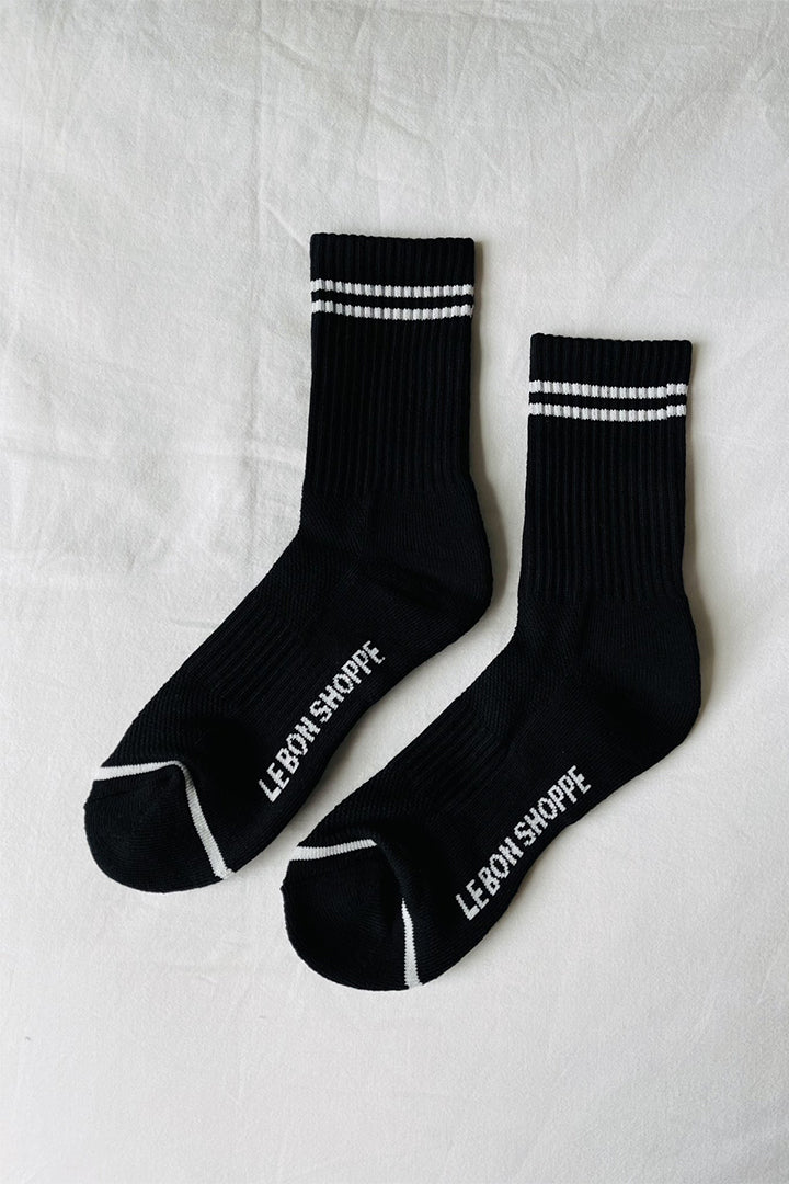 Le Bon Shoppe Boyfriend Socks - Noir