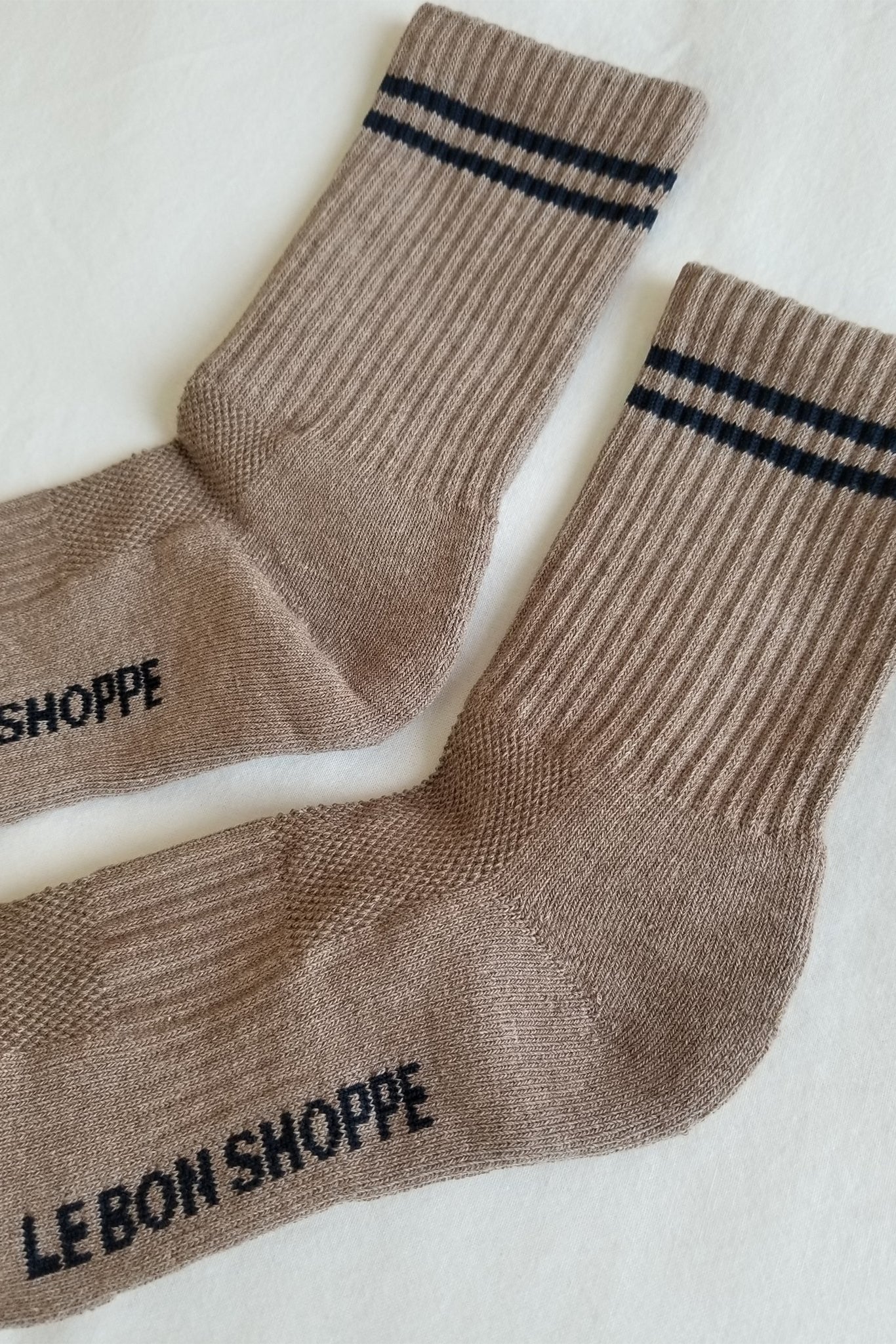 Le Bon Shoppe Boyfriend Socks - Cocoa