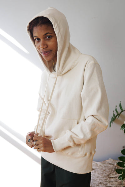 cotton terry cloth hoodie unisex