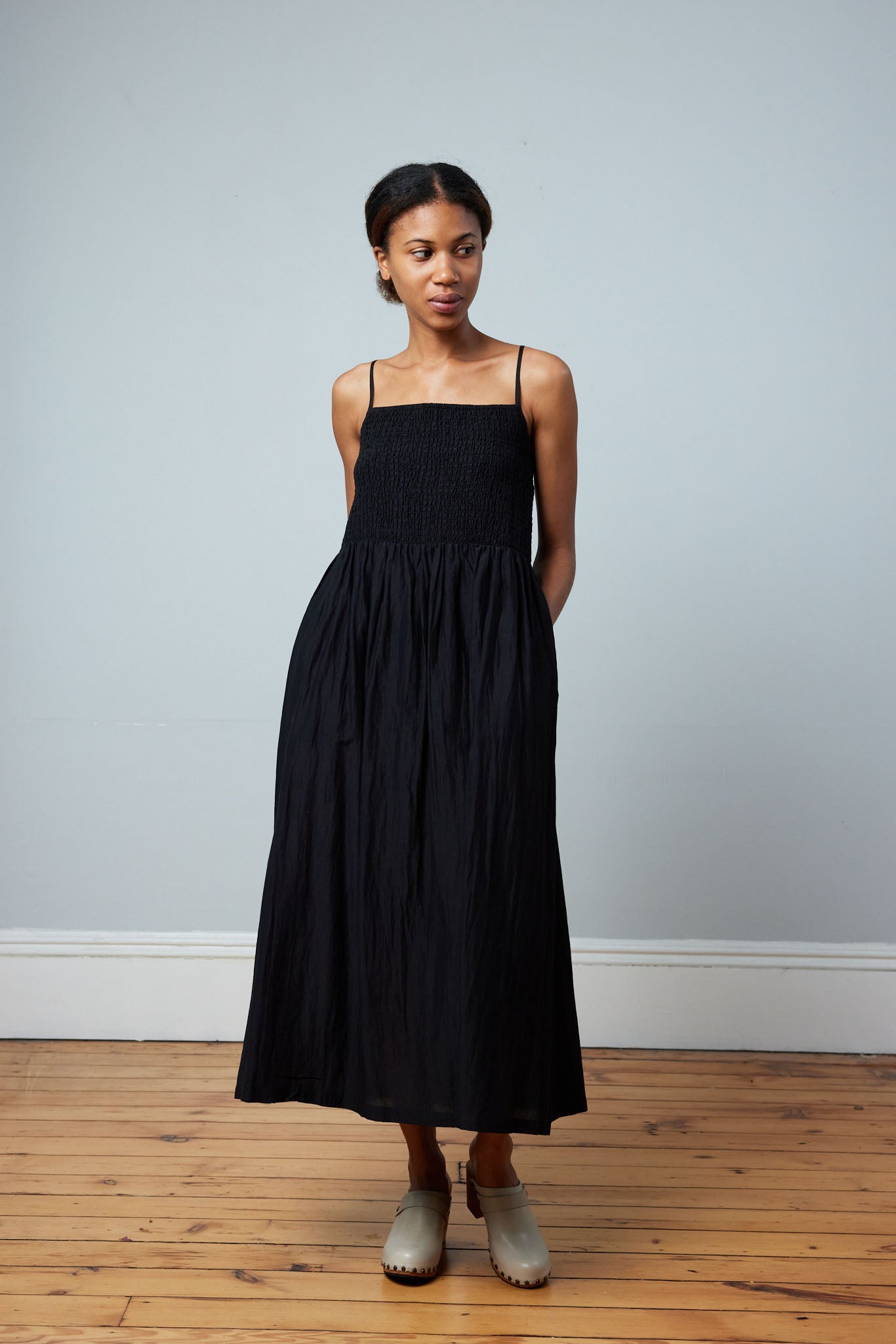 cute sun dress for summer. Strappy smocked dress for special occasions. Brooklyn Style