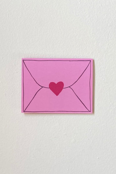Llubav Hot Love Notecard - Pink