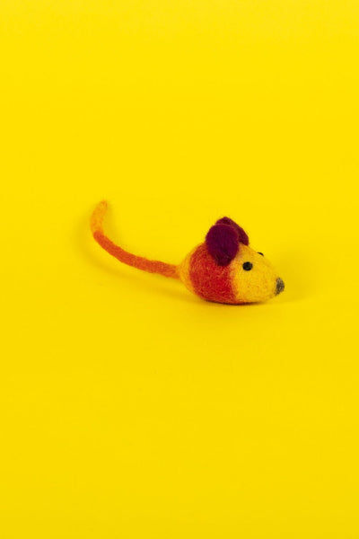 Ware of the Dog Cat Toy Felted Mouse